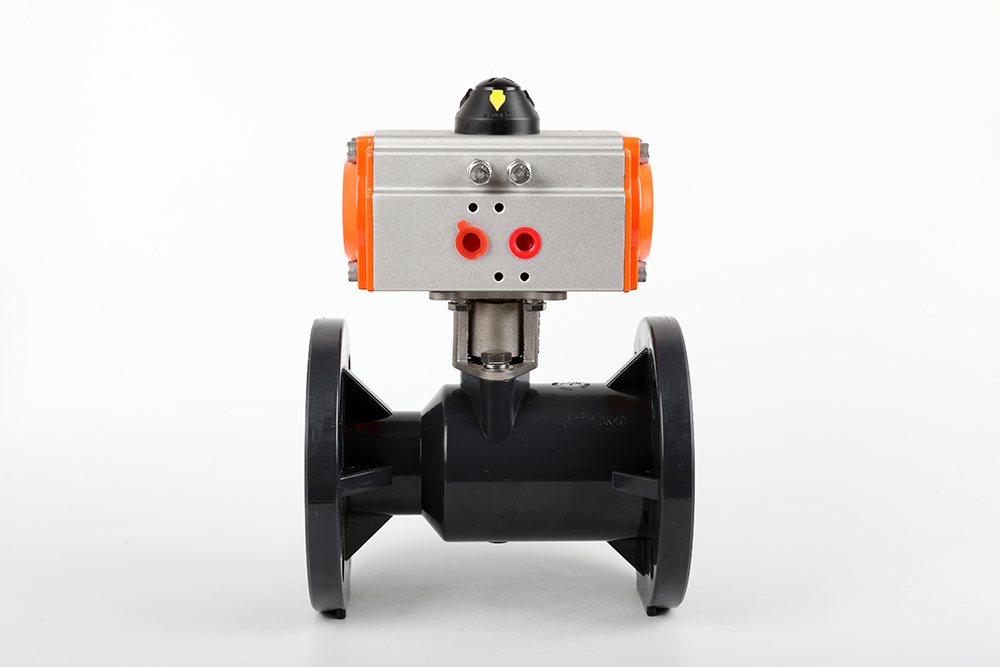 青松乡气动法兰一体球阀